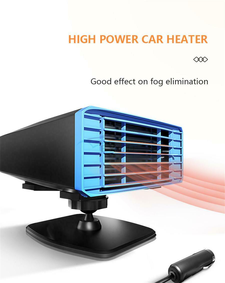 1PCS 120W 2 in 1 Car Defroster Windshield Automatic Heater Cooler Air Purifier
