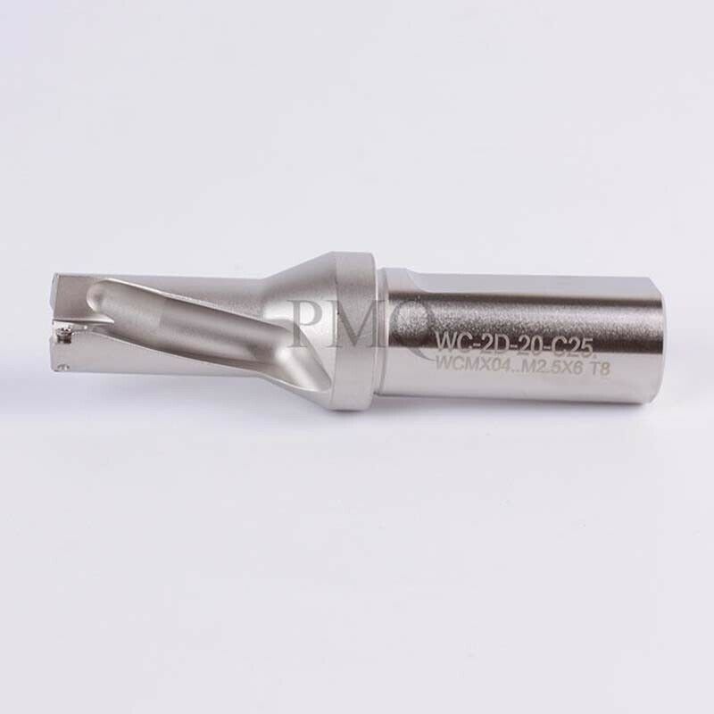 Φ20-2D-C25 20mm-2D U drill indexable drill For WCMX030208 CNC U drill insert