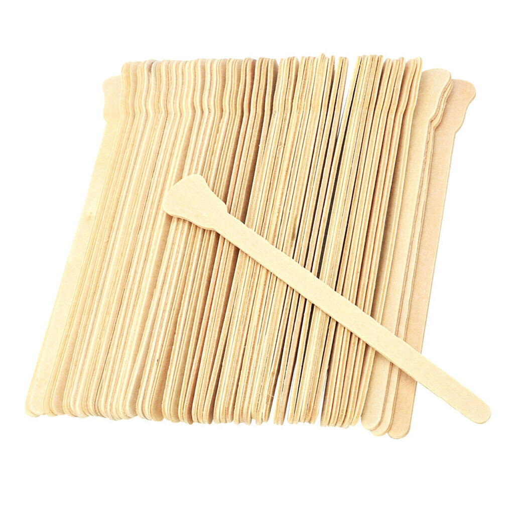 2 Bags Depilatory Hot Hard Wax Beans Body Hair Removal + Wood Sticks Kit
