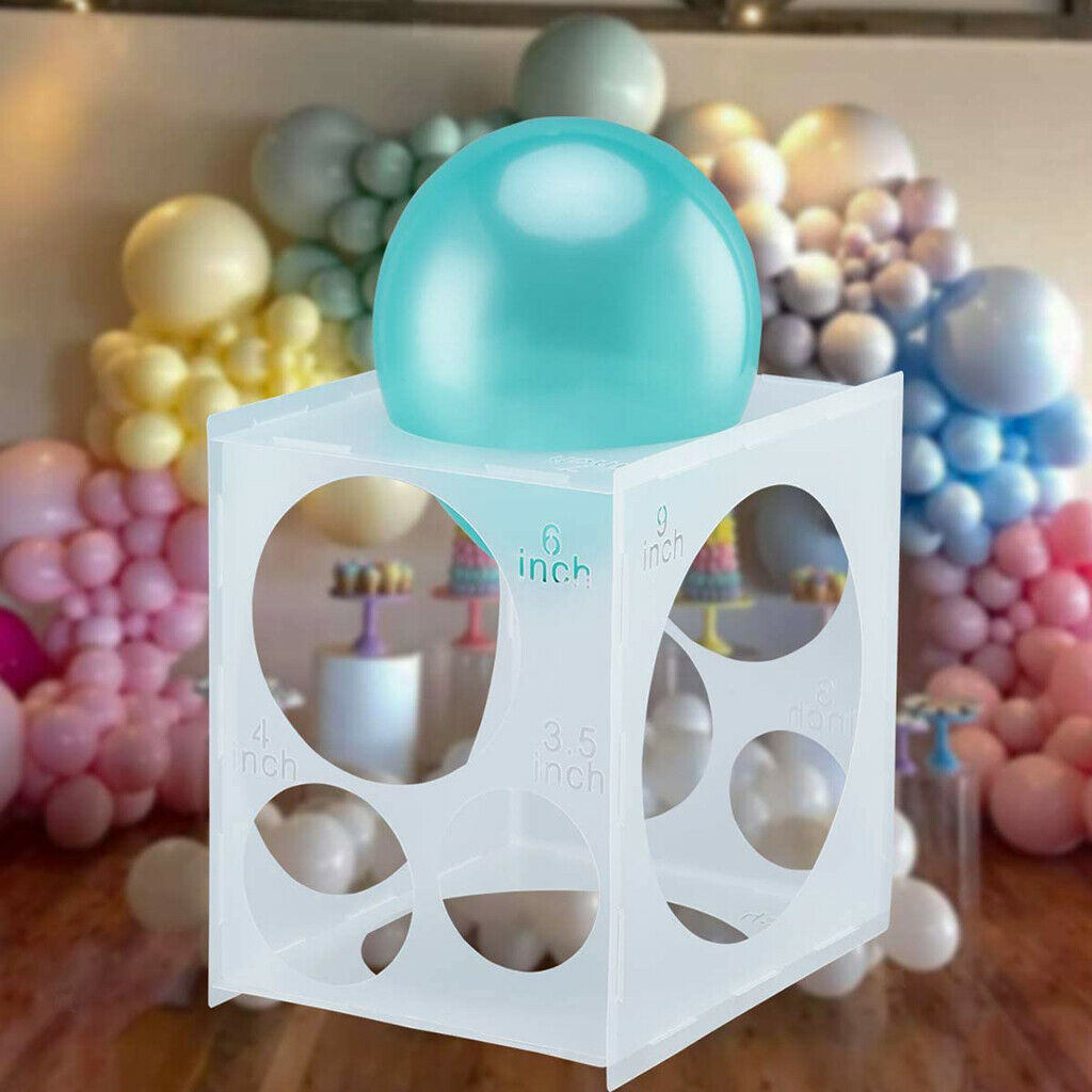 Collapsible Balloon Sizer Box for Creating Balloon Arches, Balloon Column