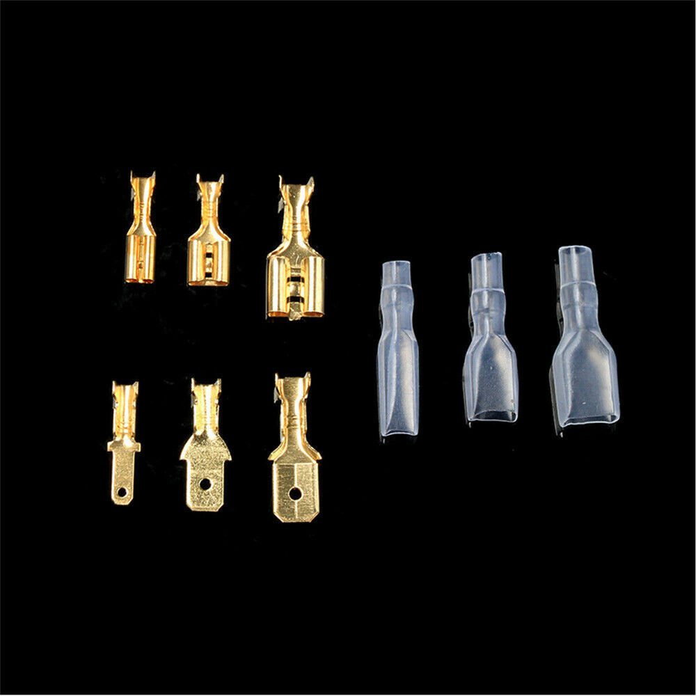 270PC Assortment Terminal Set Electrical Wire Crimp Connector Male &Female Spade