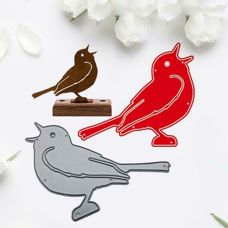 Standing Bird Metal Cutting Dies Stencil DIY Scrapbooking Album Paper Card Mold