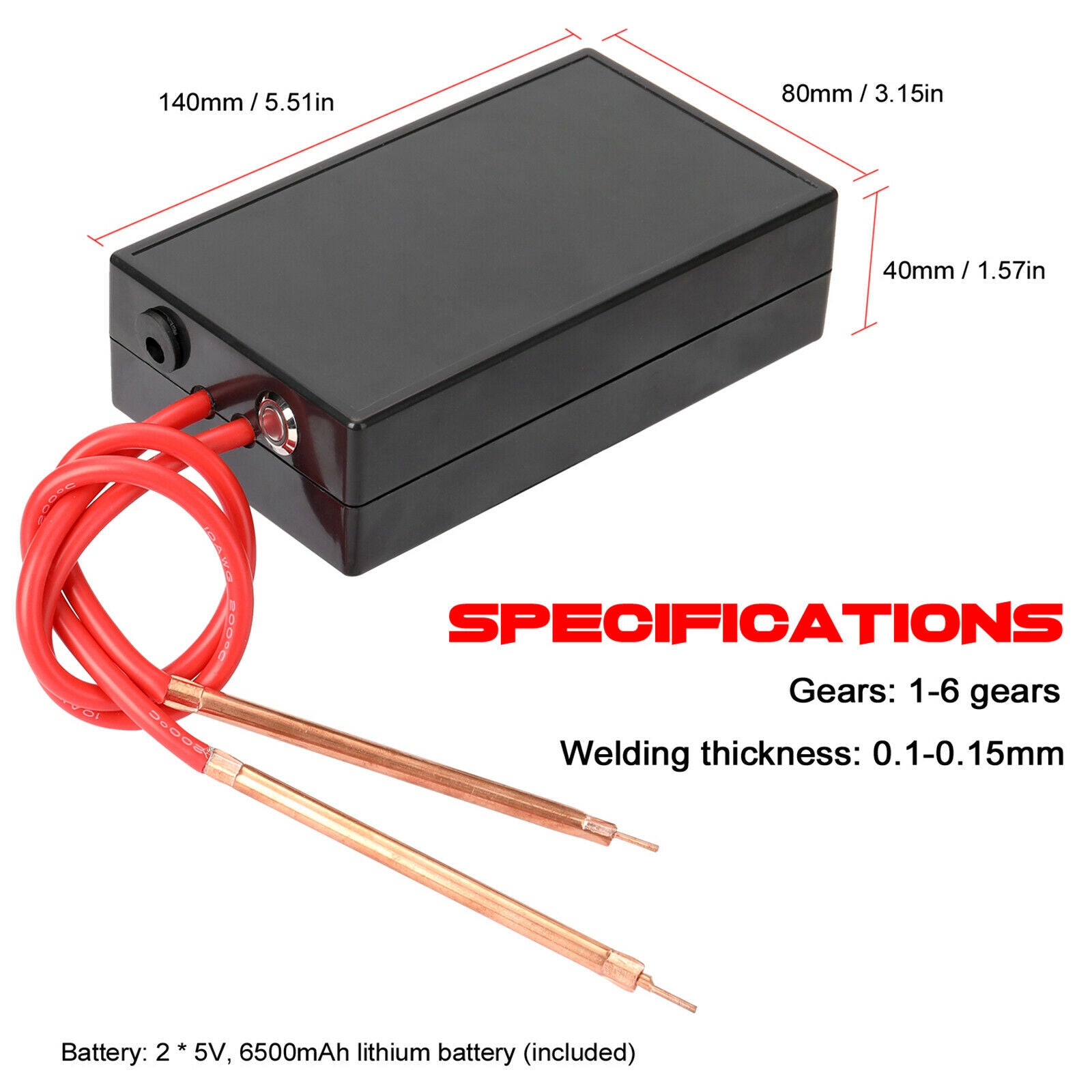 Spot Welder DIY Mini Spot Welding Machine with Welding Pen for 18650 Battery