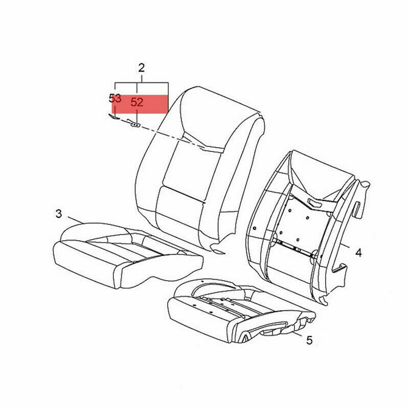 Cabin Leather Seat Wave Crest Badge For Cadillac ATS XTS XT5 CT6 SRX 23267944