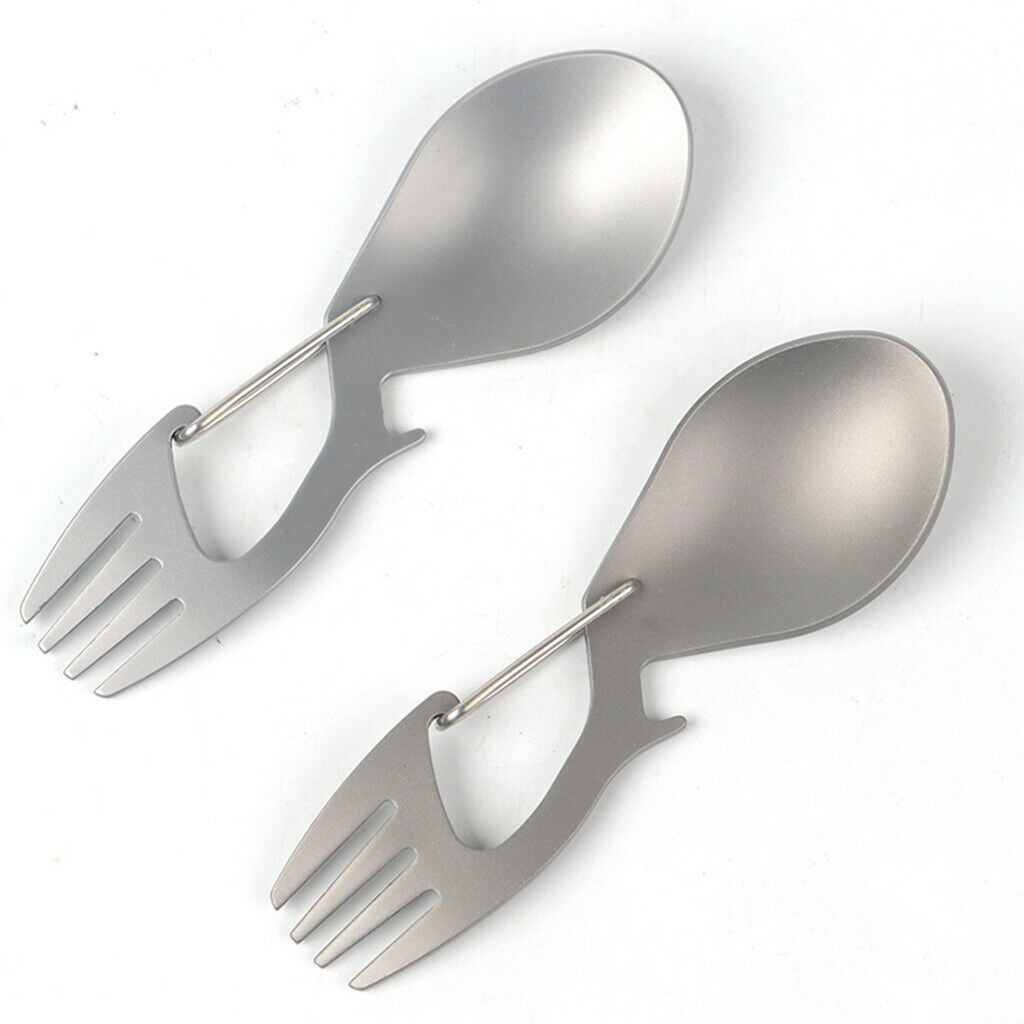 3-in-1 Multifunctional Spork Outdoor Tableware Utensil Spoon for Backpacking