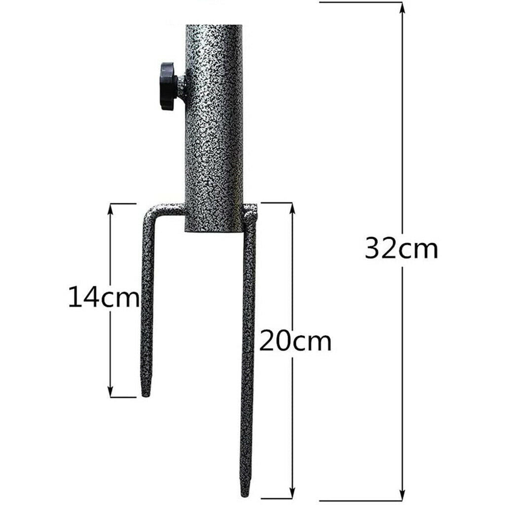 Patio Camping Umbrella Base Stand Garden Yard Heavy Duty Parasol Holder