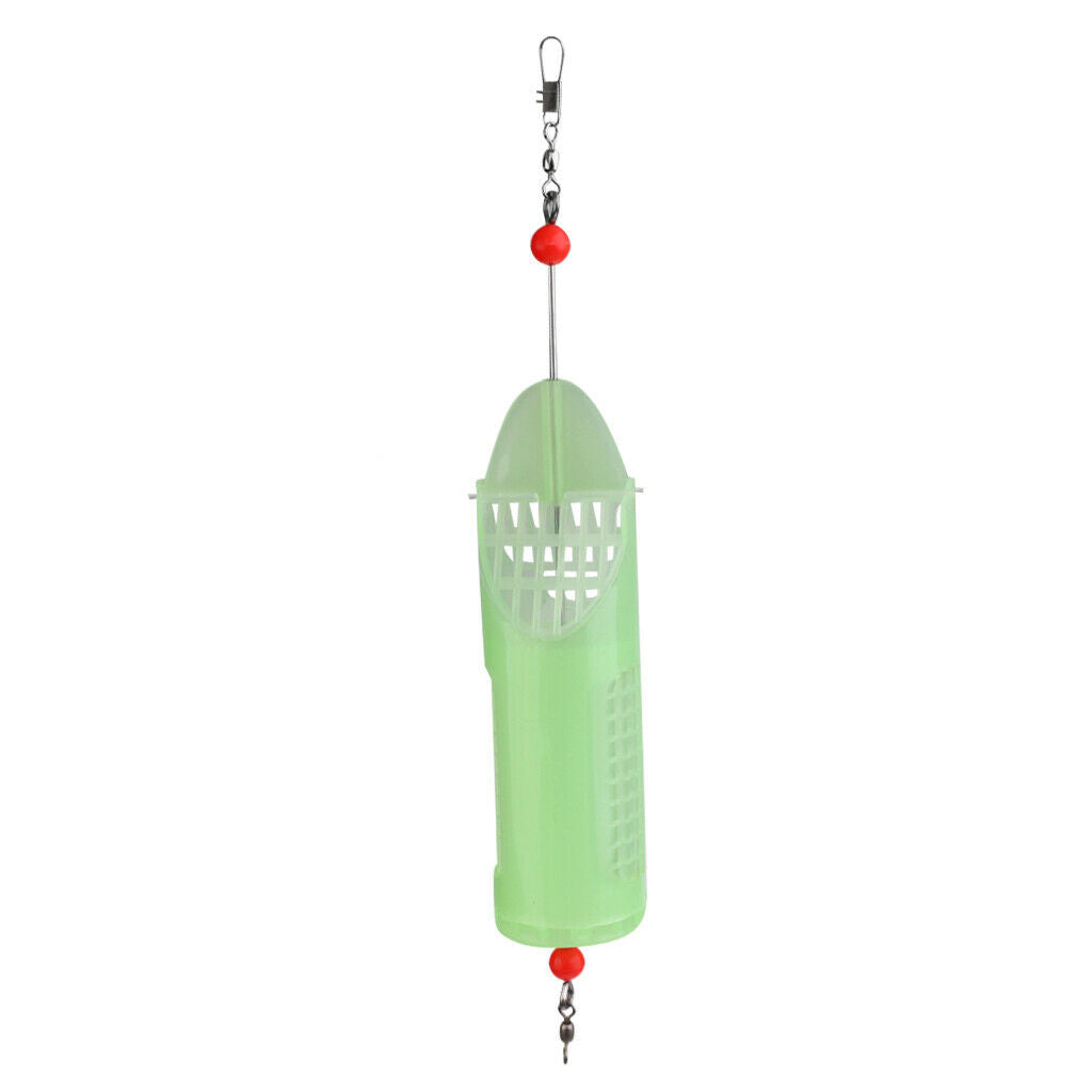 Luminous Fishing Bait Cage Carp Fishing Lures Trap Basket Fishing Lures