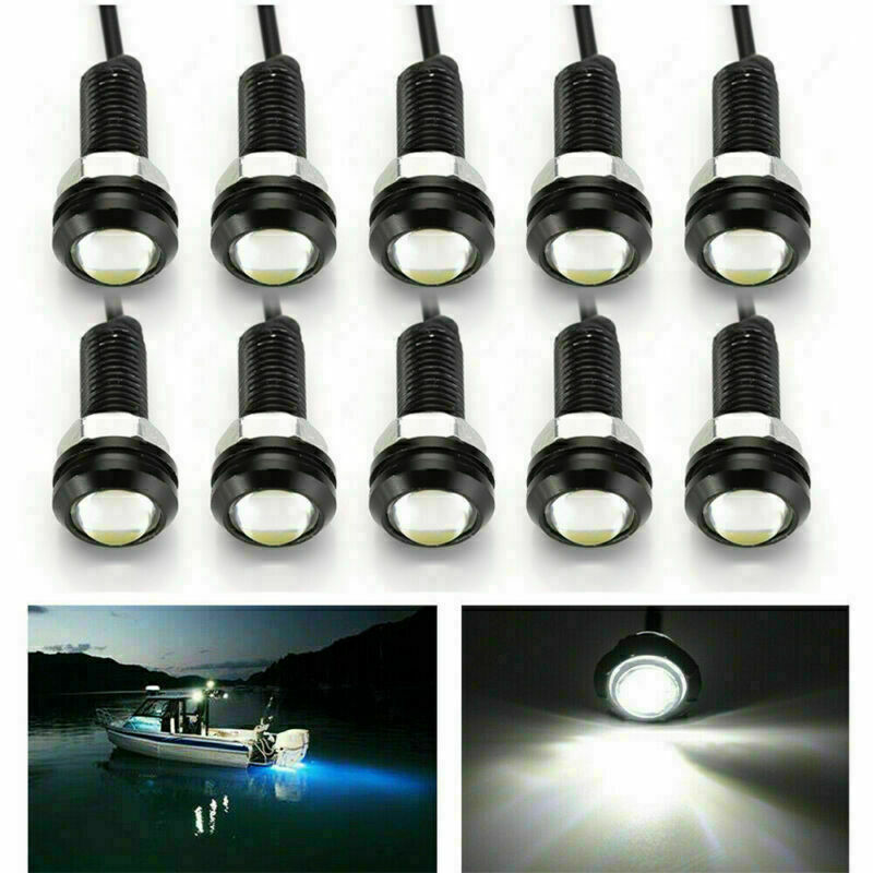 Eagle Eye Car White LED DRL Daytime Running Light Reverse Signal Tail Lamp 10pcs