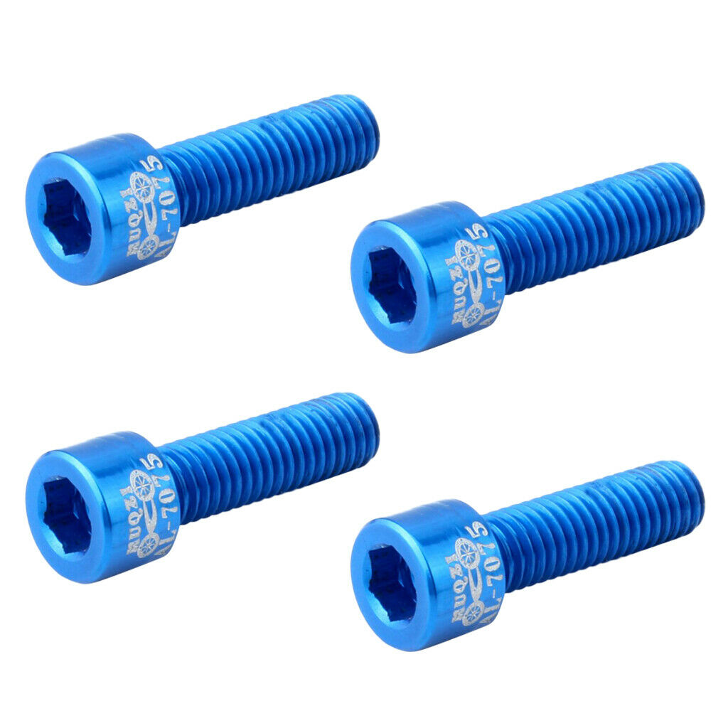 8 Pieces Road Bike M5x17mm Bicycle Handlebar Mounting Screw Stem Bolts