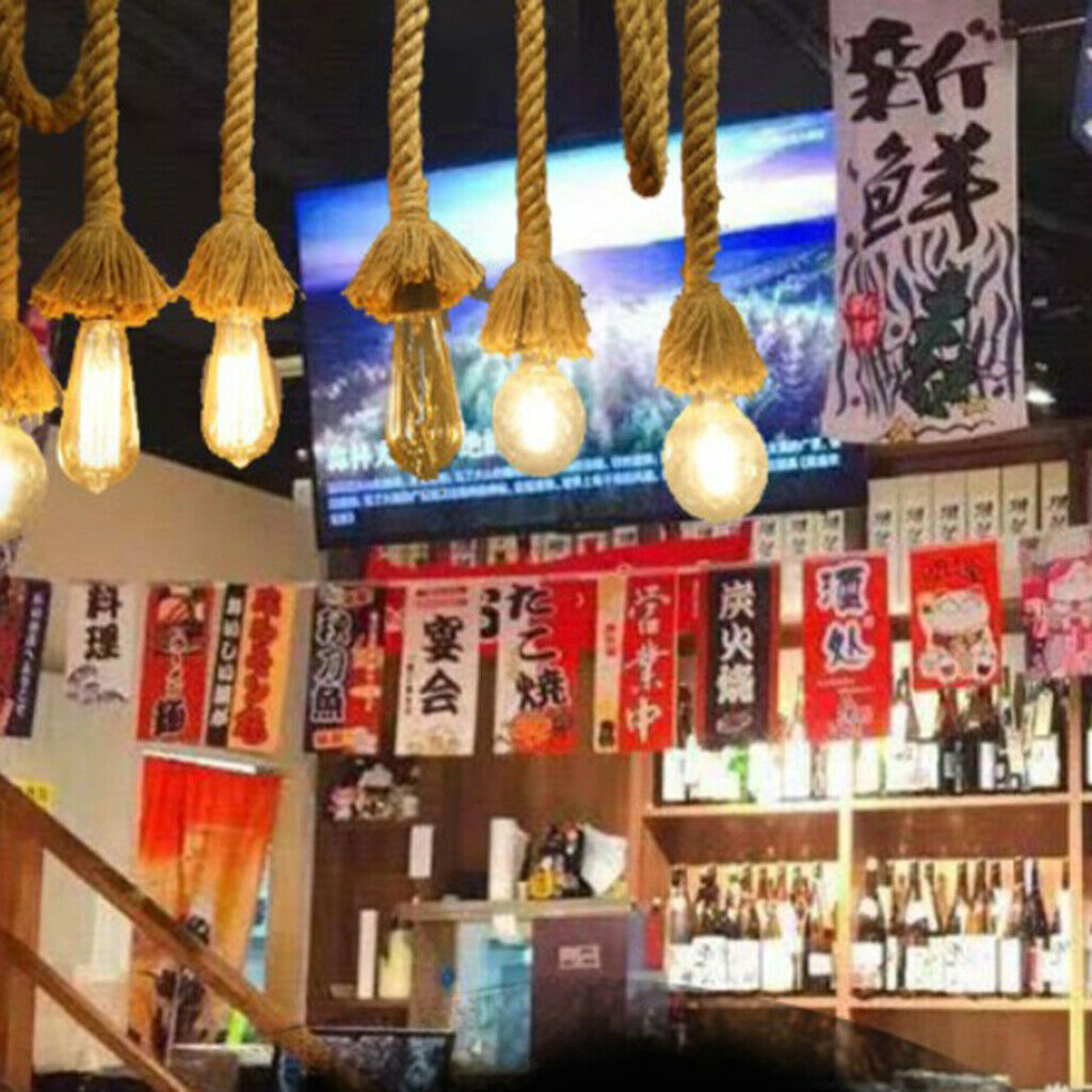 2X Japanese Style Bunting Sushi Restaurant Lzakaya Doorway Hanging Sign Decor