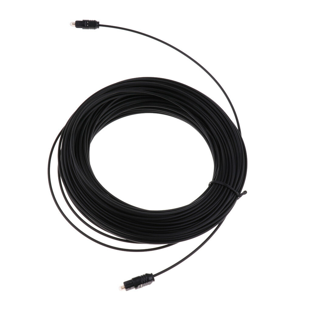 1Pack Toslink Male to Tos Male Digital Optical SPDIF Audio Cable 30Meter