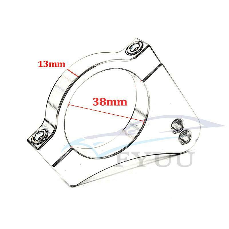 38MM Motorcycle CNC Aluminium Steering Damper Fork Frame Mounting Clamp Bracket