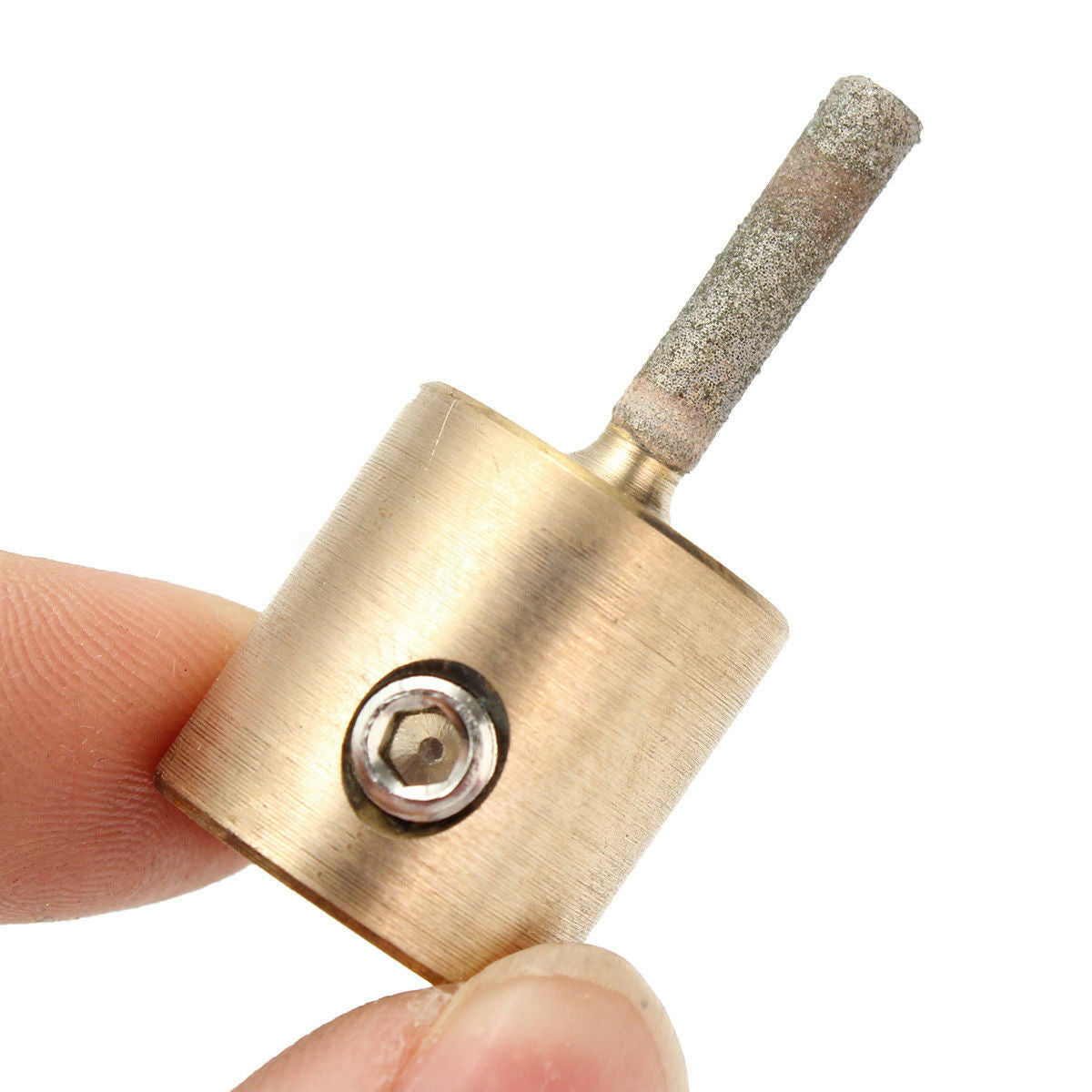 1/8'' Glass Grinder Bit Head Stained Glass Grinder Tools for Glass Stone Brass