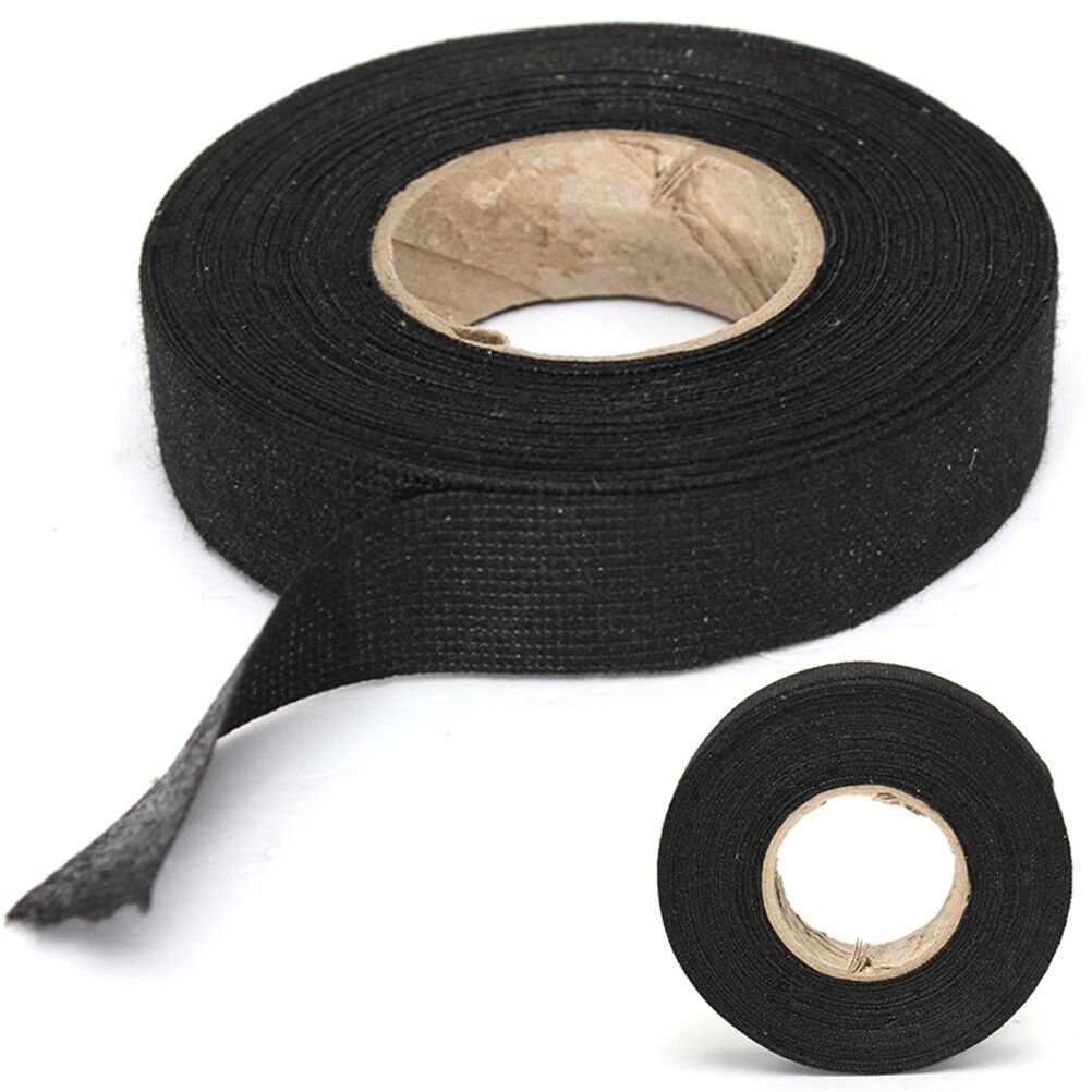 19mm x 15M Looms Cars Wiring Harness Tape Strong Adhesive Cloth Fabric Tap.l8