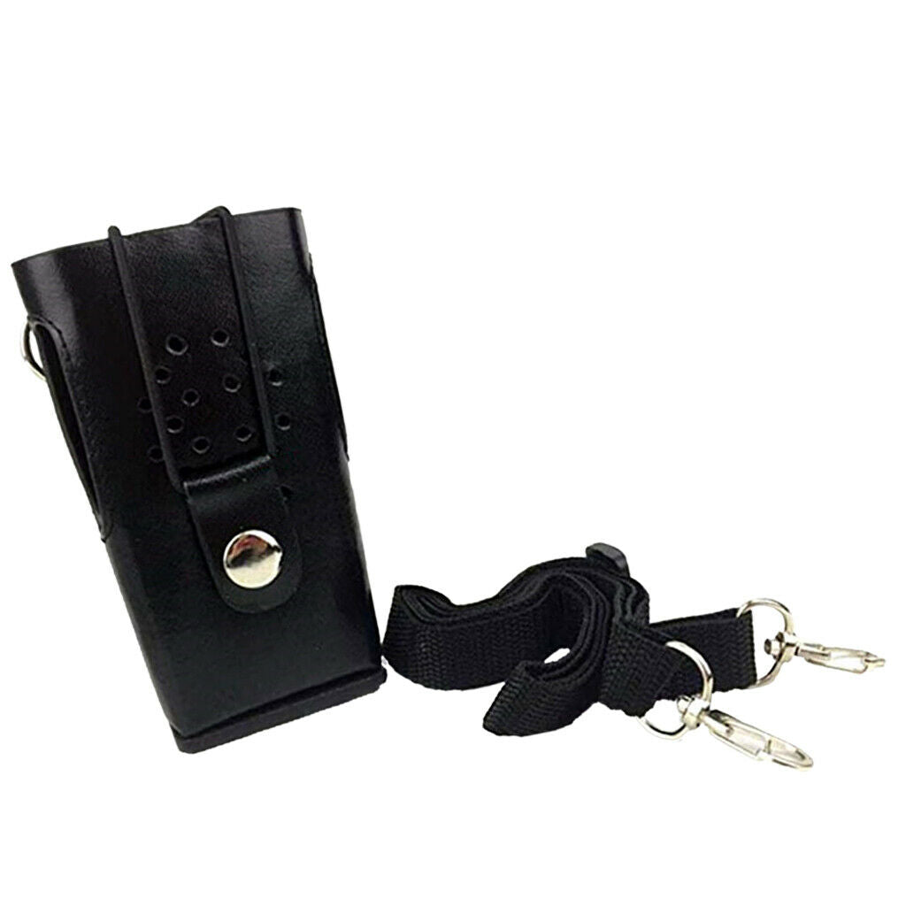 Hard   PU   Leather   Carrying   Holder   Case   Shoulder   Strap   for   Two