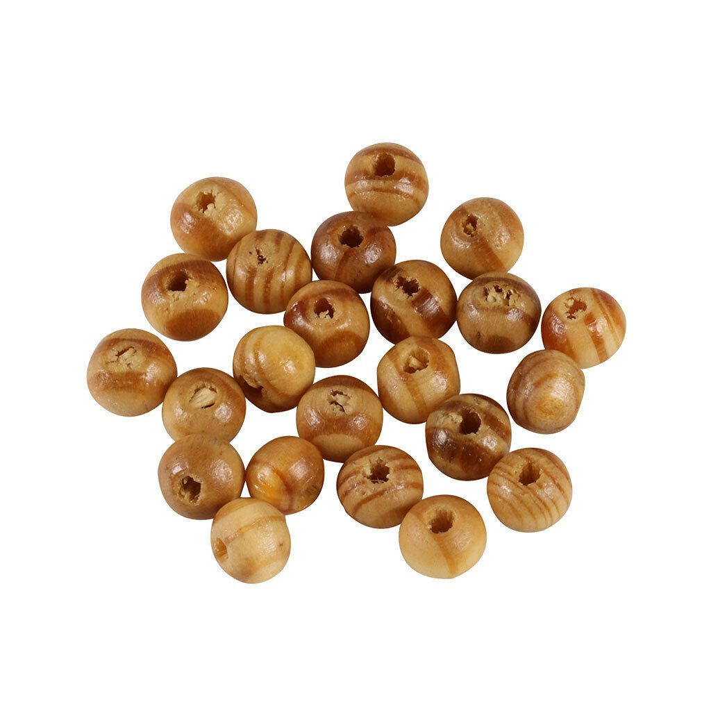 500 Natural Stripe Round Wood Beads 6mm DIY Jewelry Making Crafting Findings