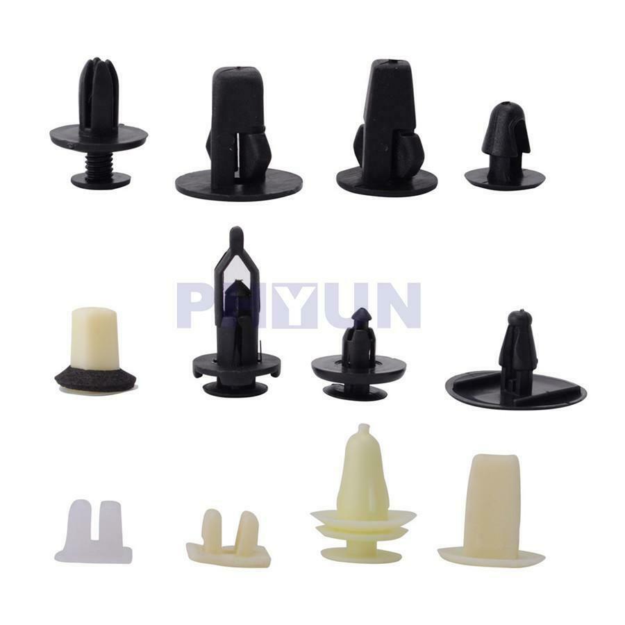 146pcs Plastic Car Body Panel Fender Fasteners Clips Rivets w/30pcs Removal Tool