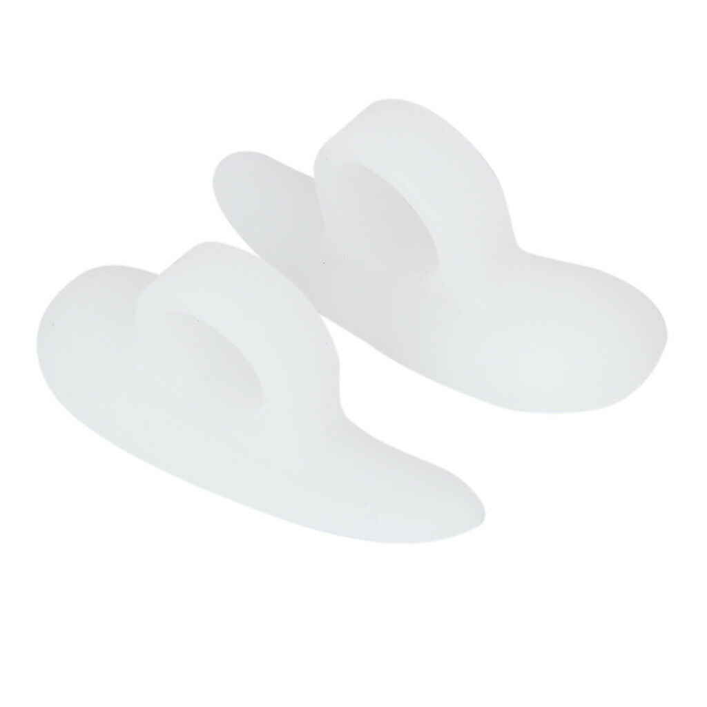 1 Pair Soft Silicone Gel Toe Crests Hammer Claw Mallet Toes Aid Splint