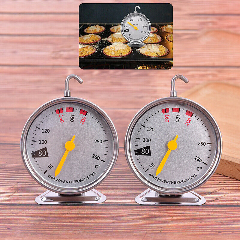 1PCS Kitchen Thermometer Stainless Steel Dial Cooking Oven Thermometer KitchBDA