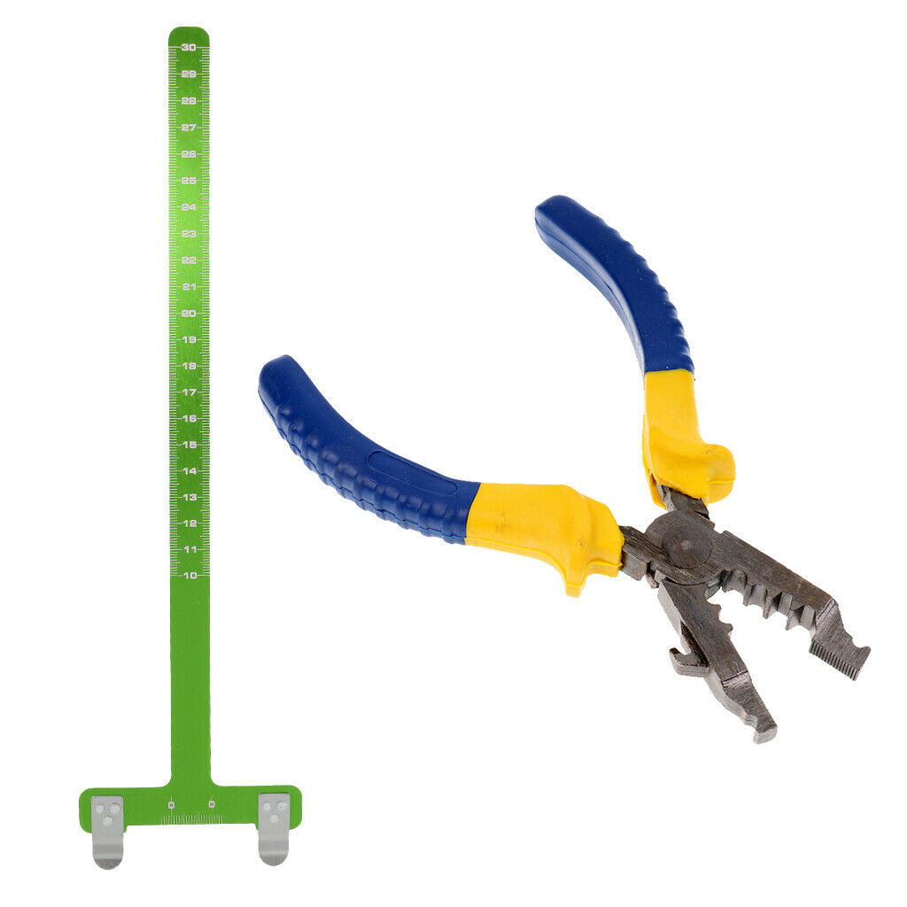 Bow String Nocking Points Plier Strings Knock Set + T Bow Square Ruler Recurve
