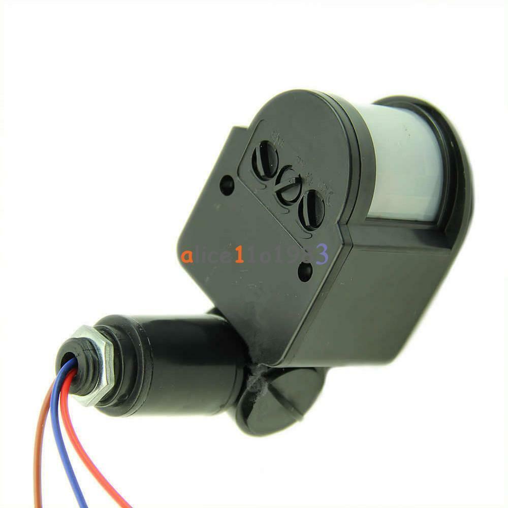 DC 12V 12M Security Infrared PIR Motion Sensor Detector Wall LED Light RF 180°