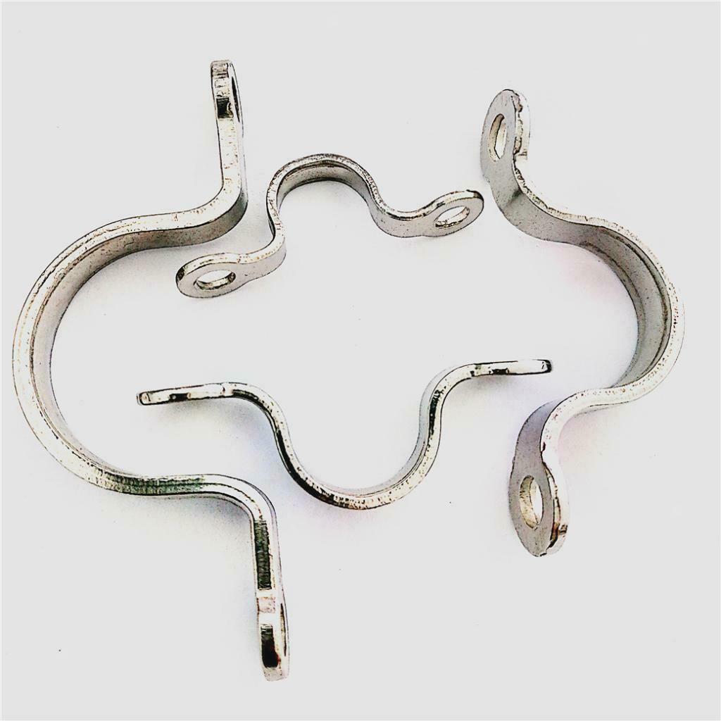Steel Bimini Boat Top Pad Eye Strap Tie Down Footmans Loop Kayak 1.5 x 28.5mm