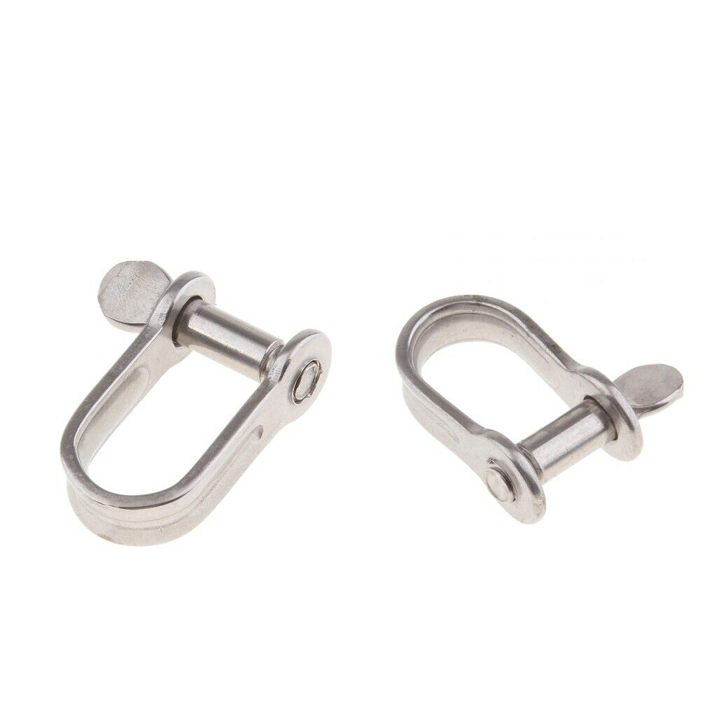 Boat/Marine/Sailing Anchor Shackle Instruments D Shackle Pin 304 Marine Grade