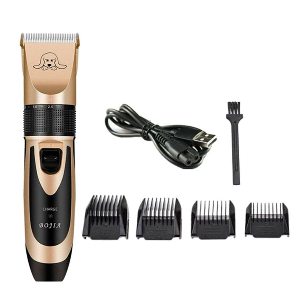 Dog Cats Hair Trimmer Shaver Cordless Clippers 1200mAh Professional 5-gear