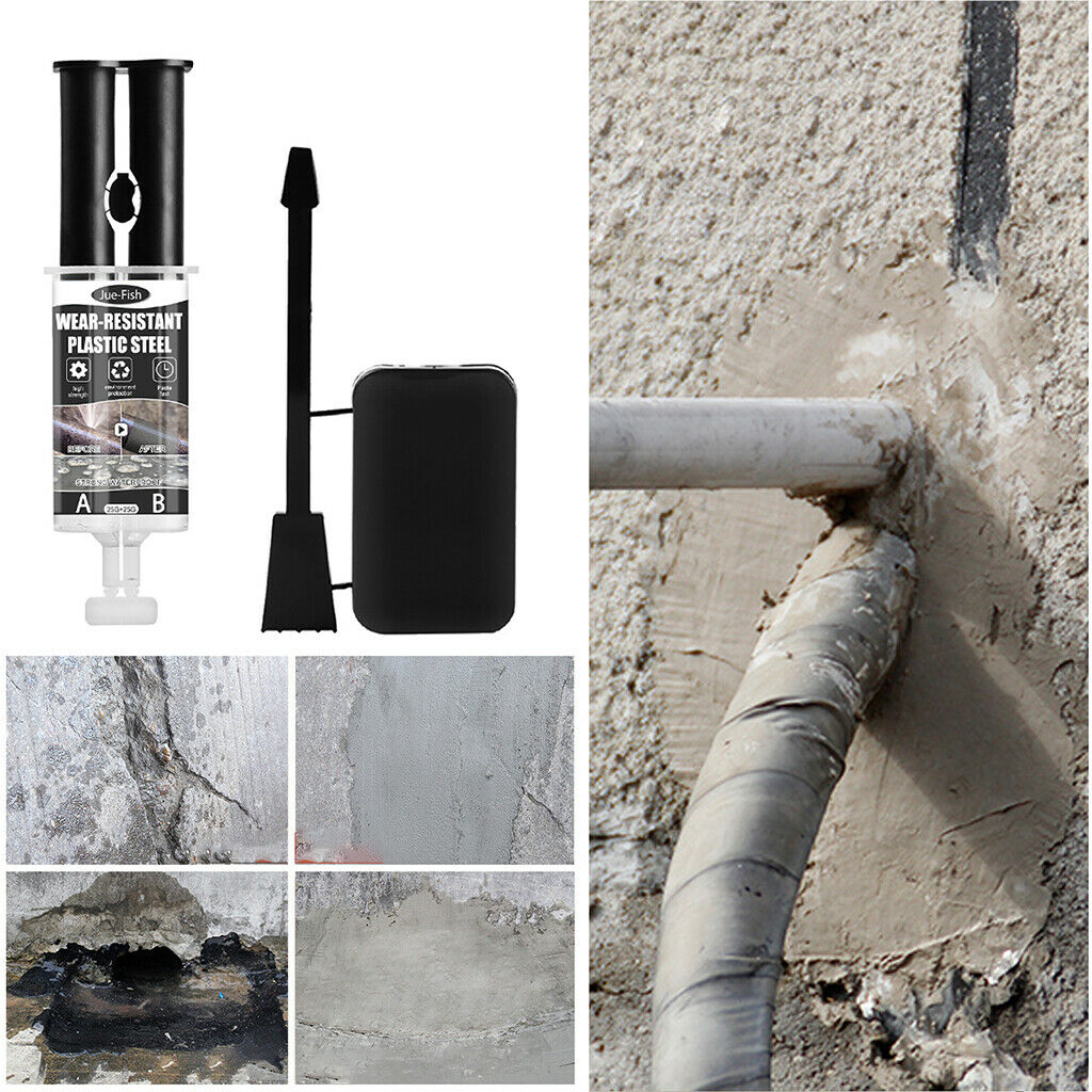 Concrete Repair Agent Paste Waterproof Cracks Glue Cement Floor Household