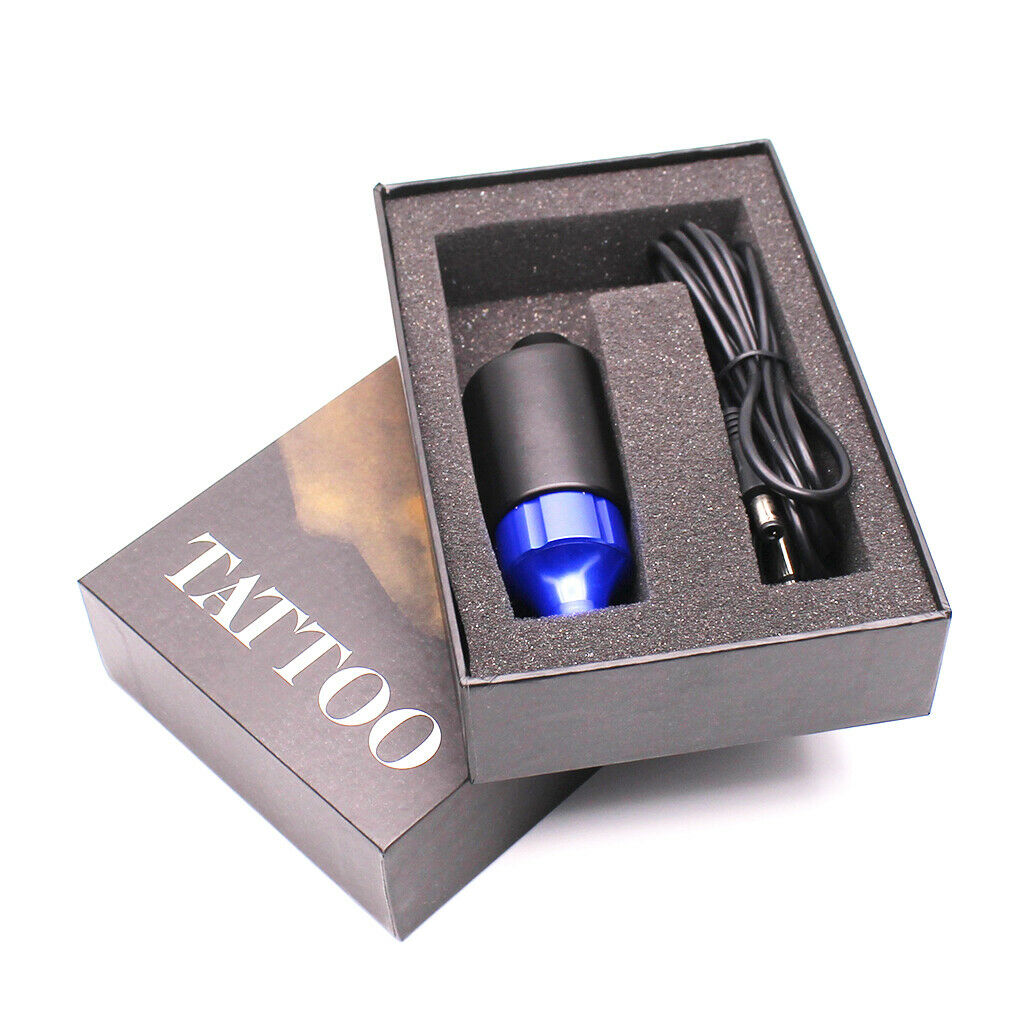 Adjustable Rotary Tattoo Machine Liner Shading  Kit For Permanent Makeup - Blue,