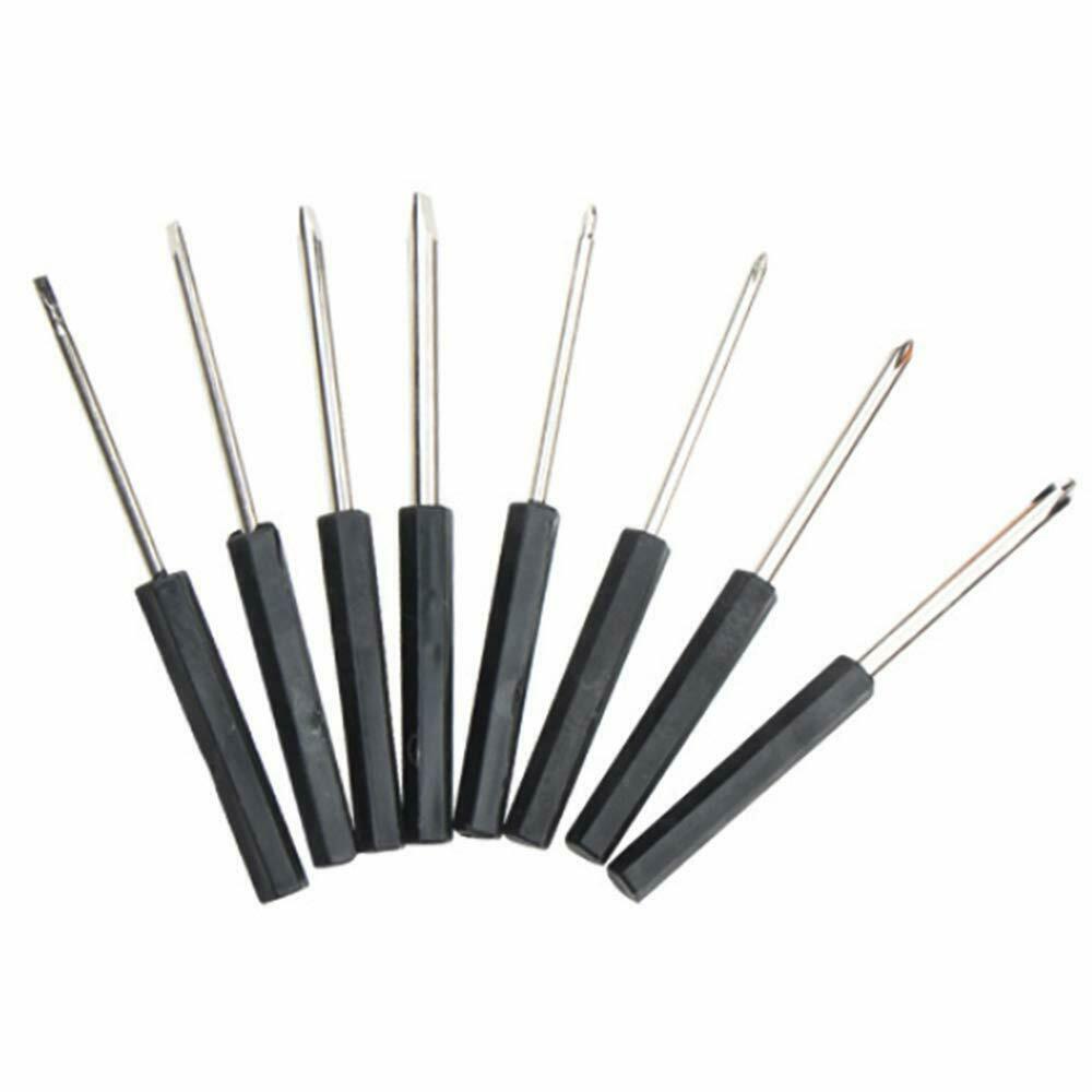 Cross Head Tool Screwdriver 8 In 1 Tool Set Soft Handle Slotted