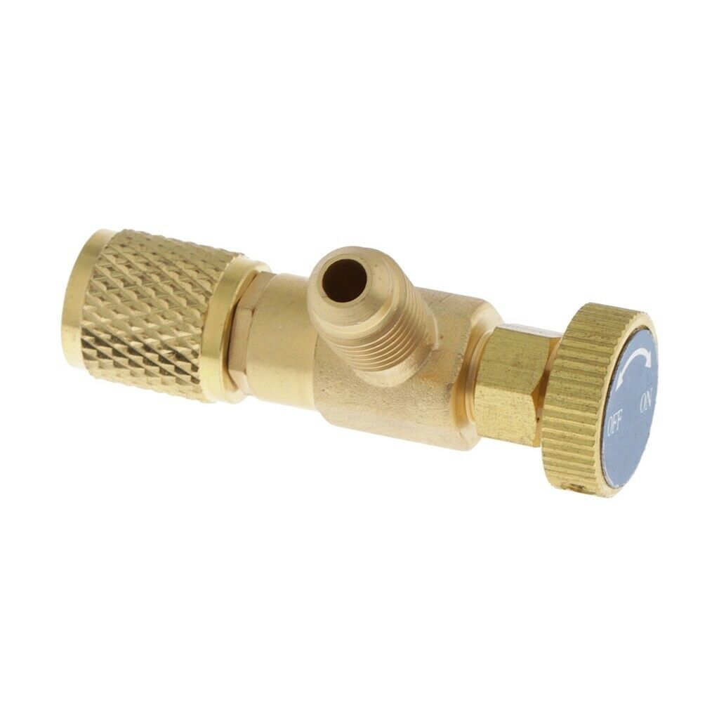 R22 Refrigeration Ball Valve Adapter  Safety Valve Connector 1/4