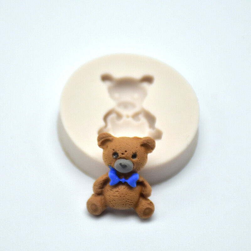 1pcs Bear Silicone Mold Mini Fondant Mold Cake Decorating Tools Chocolate MY1