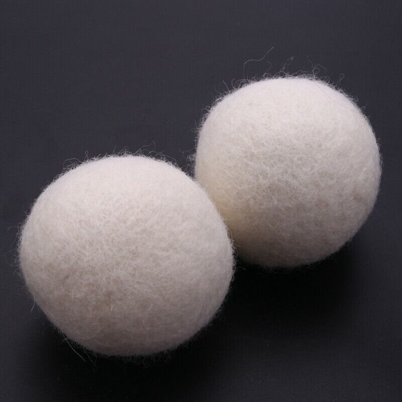 8-Pack 100% Premium Wool Dryer Balls XL,Handmade,Eco-Friendly,All-Natural FabrV5