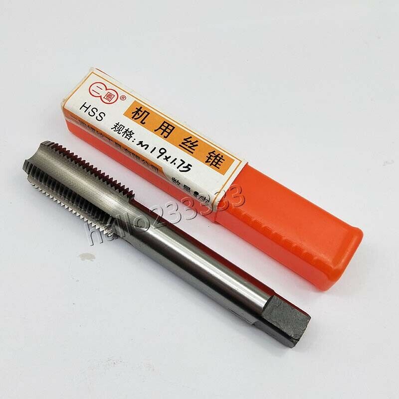 M19mm x 1.75Plug Tap Metric HSS Right Hand thread RH 19mm*1.75mm Pitch Threading