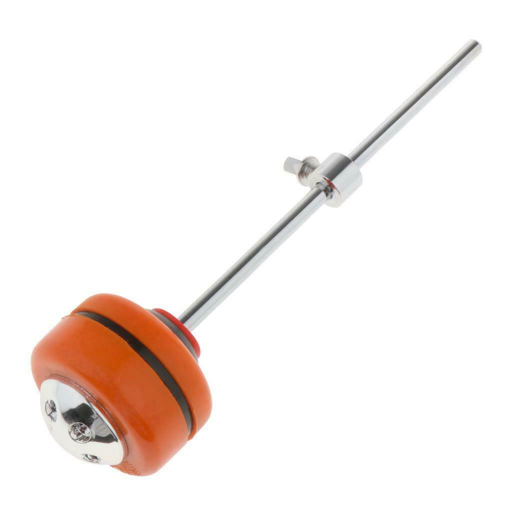 Bass Drum Beater Silicone Hammer Steel Shaft for Drumset Kit Parts Accessory