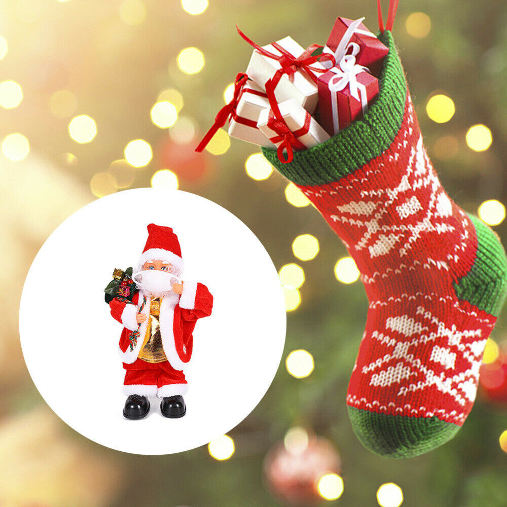 Electric Santa Claus Toys Christmas Santa Xmas Ornament Decoration Gifts