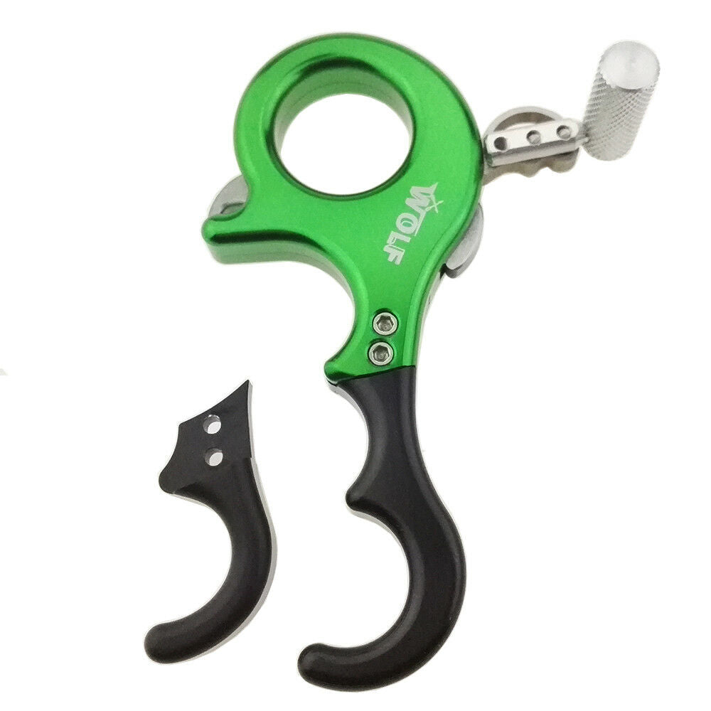 Archery Release Aids 3 or 4 Finger Grip Compound Bow Thumb Caliper Trigger