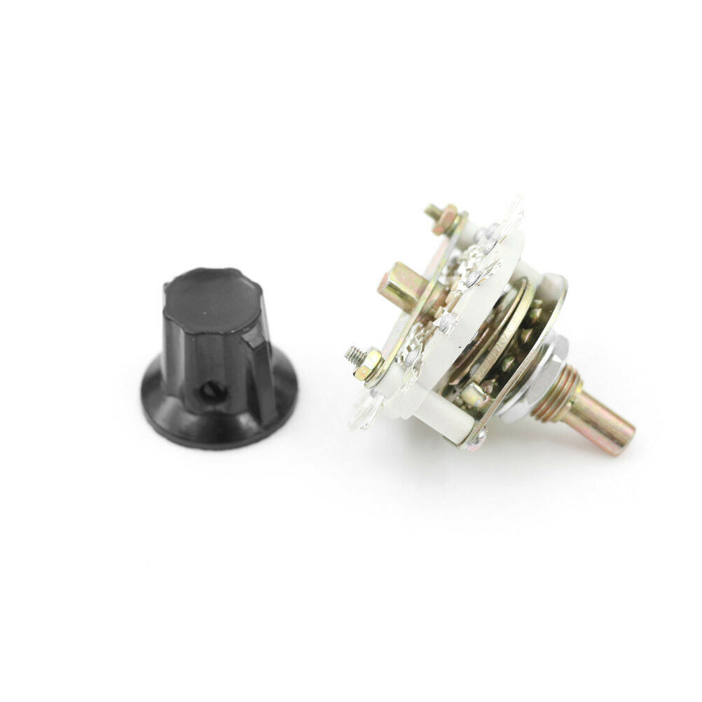 1Pcs Plastic Knob 2P5T 2 Poles 5 Position Band Channel Rotary Switch new. WF