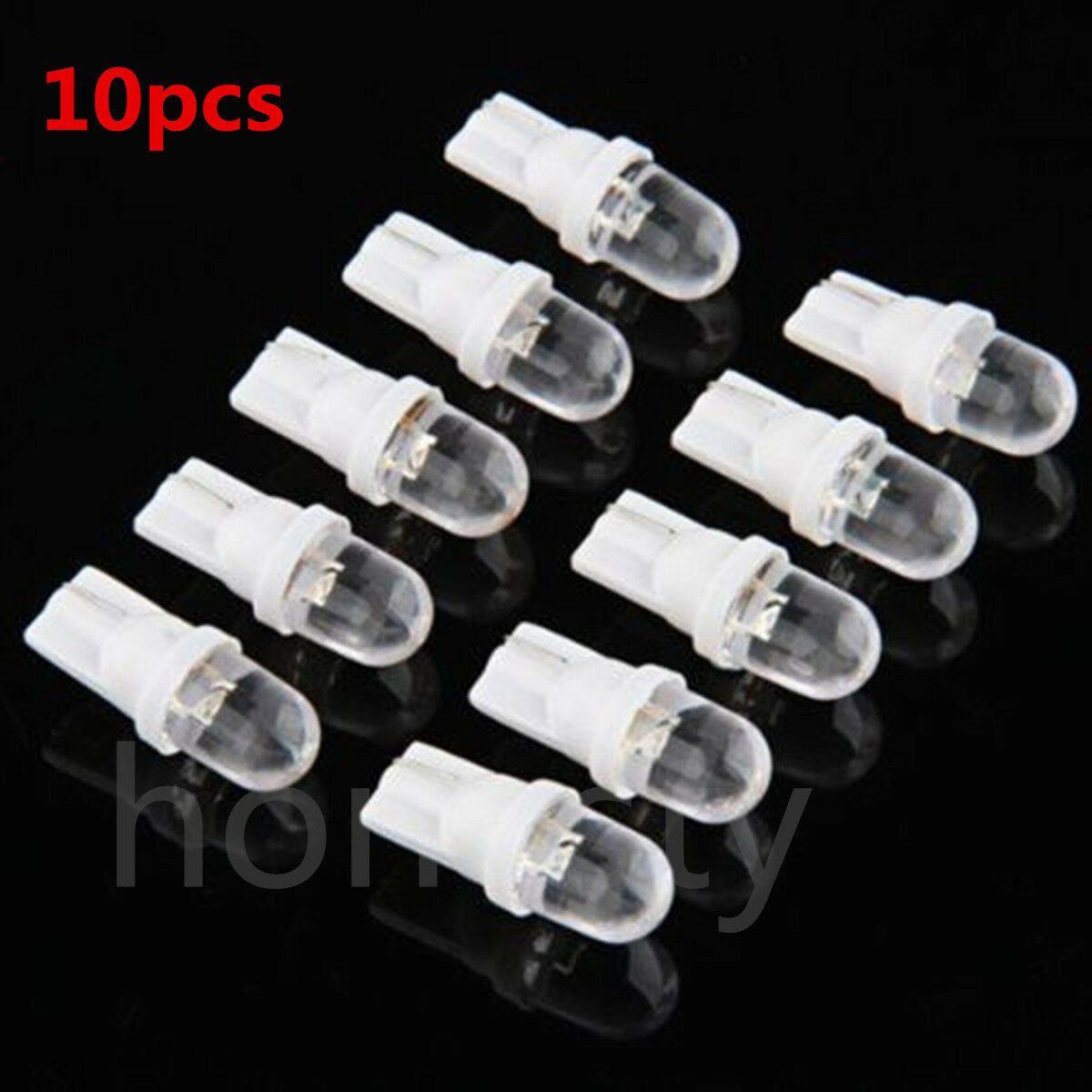 10Pcs 12V 5W T10 194 168 158 W5W 501 White LED Side Car Wedge Light Lamp Bulb