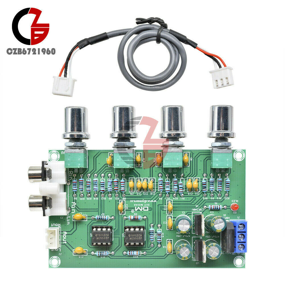 NE5532 Stereo Preamplifier Tone Board 2Channel Audio Amplifier Board Module