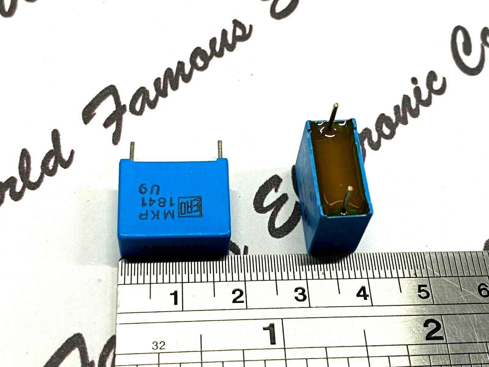 4pcs - ERO MKP1841 0.1uF 400V 10% pitch:15mm  Pulse Double Metallized Capacitor
