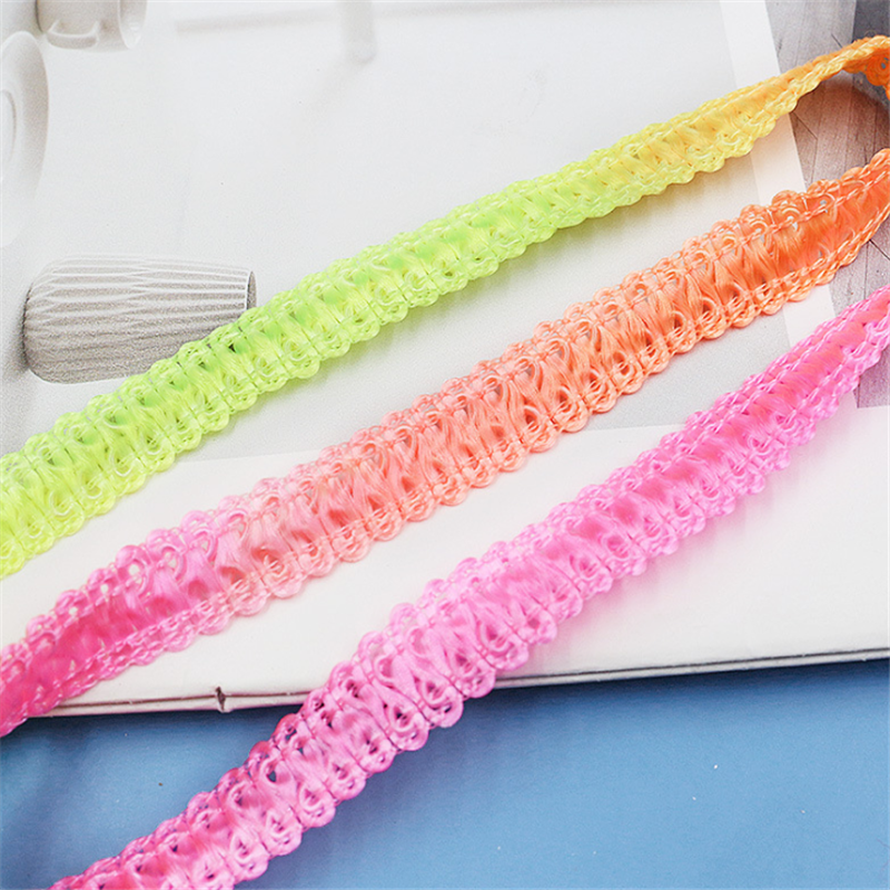 5 Yards Colorful Centipede Braid Lace Clothes Decoration sewing Accessories 10mm