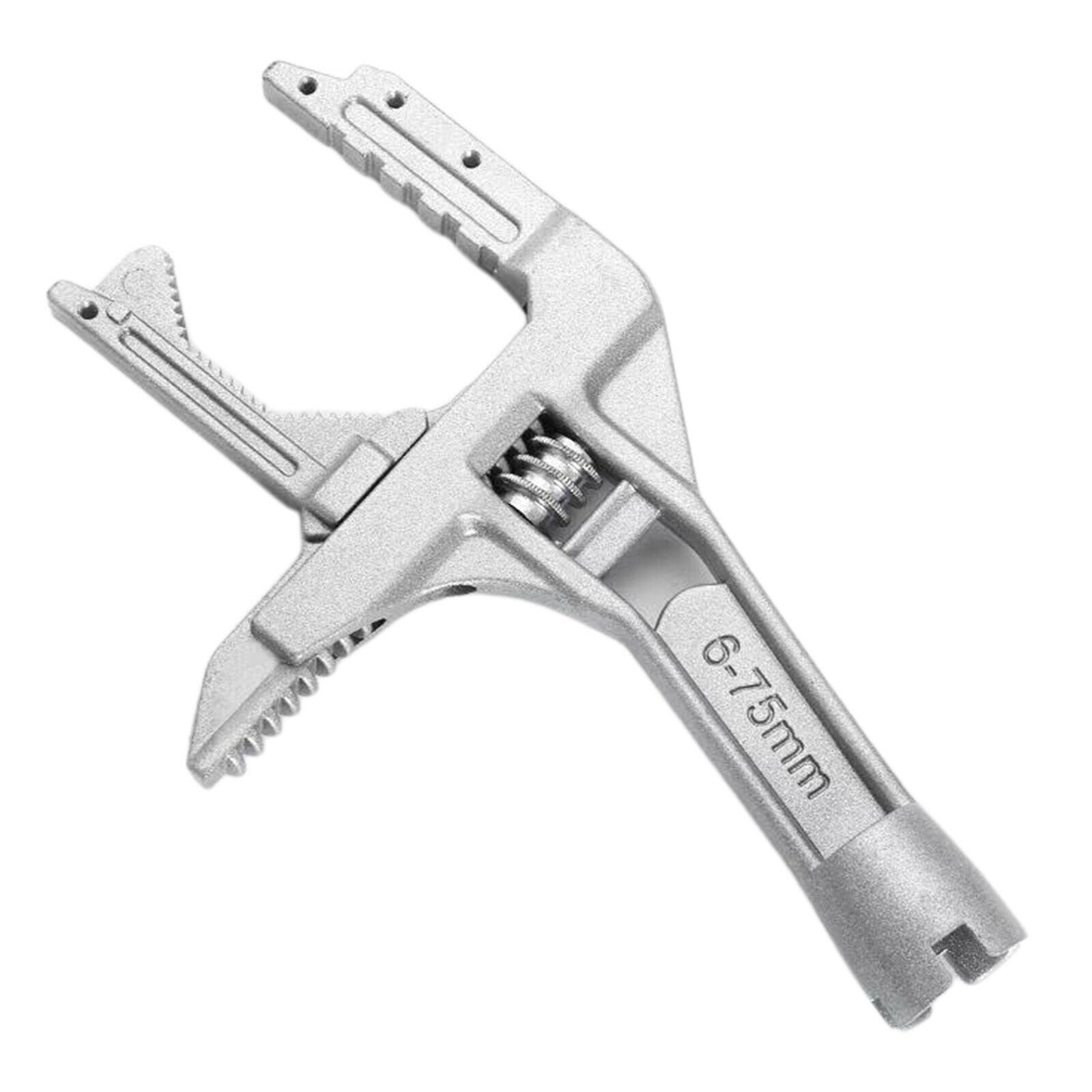 6-78mm Aluminum Alloy Wide Mouth Adjustable Wrench Tool Universal Key Nut Wrench