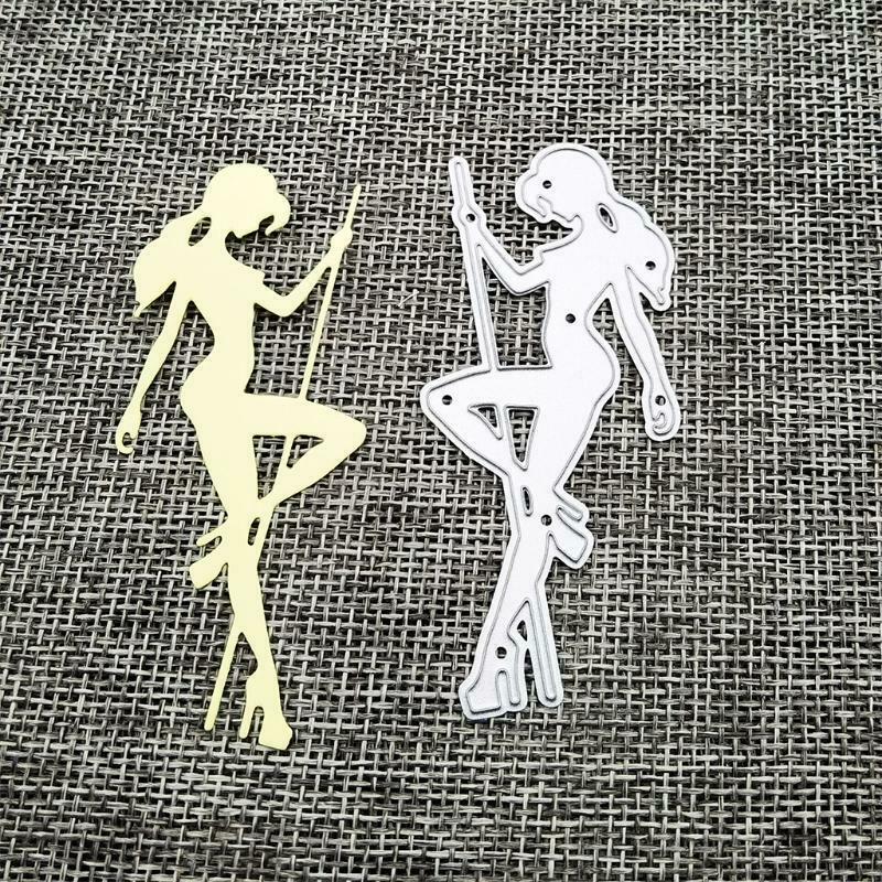 Dancer Metal Cutting Dies Stencil DIY Scrapbook Album Paper Card Template Mold