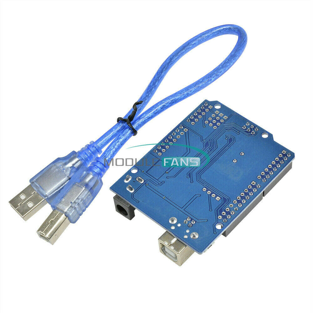 ATmega328P CH340G UNO R3 Board USB Cable +7 Gilded Pin DIY