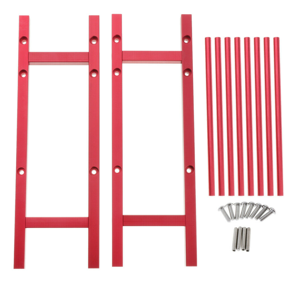 Red RC Tire Rack Shelf Storage Garage for 1/10 SCX10 Crawler Accessory