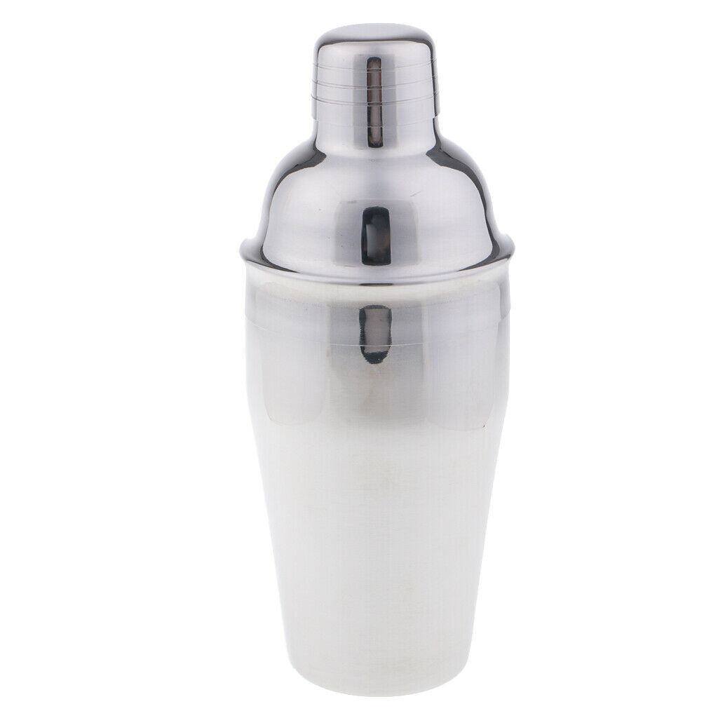 Stainless Steel Cocktail Shaker Tin Wine Drink Mixer Barware Tool 550ml
