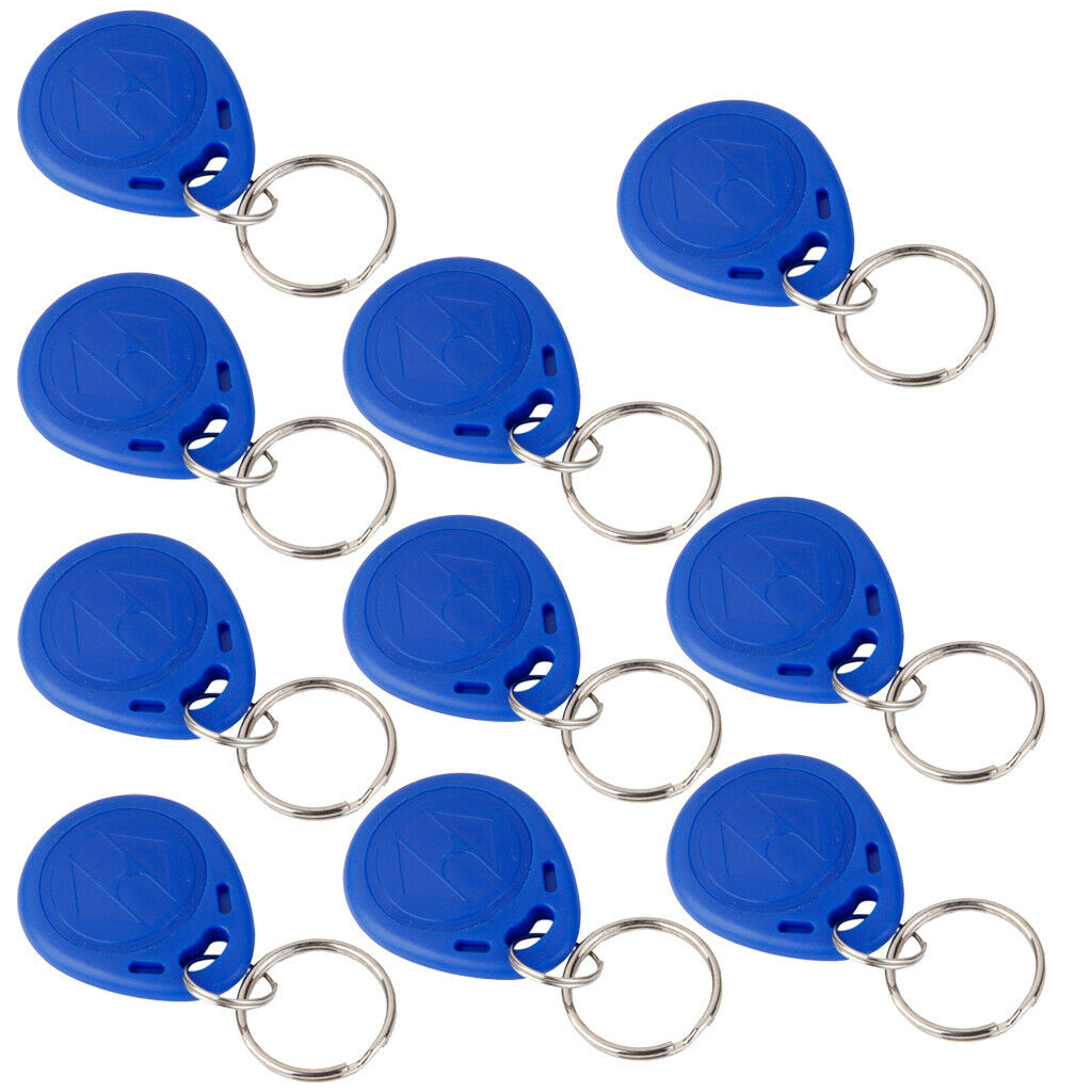 Pack of 10pc 125Khz   Proximity ID Card Token Tags Keyfobs Access Control