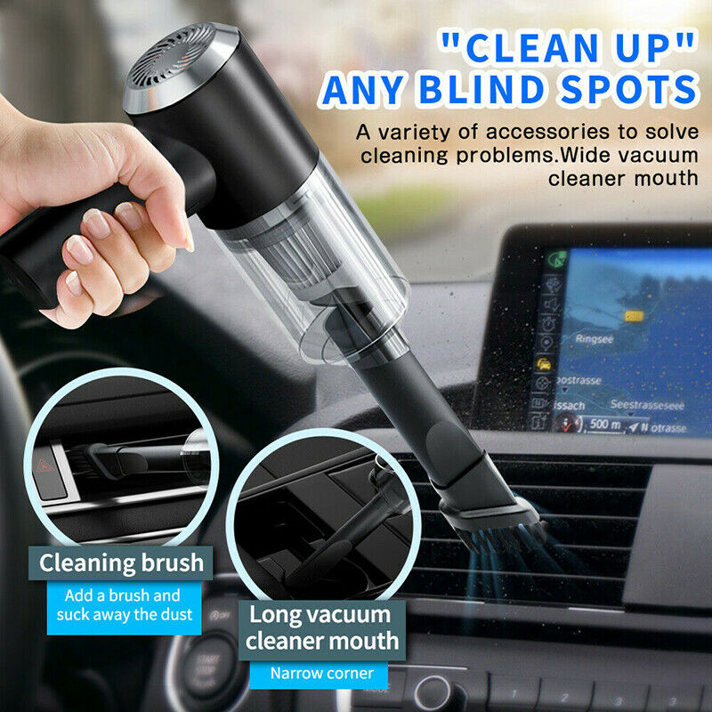 120W 5500Pa Cordless Handheld Vacuum Dust Cleaner Rechargeable Car Home Mini